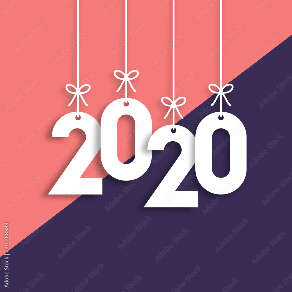 Happy New Year Vector Backgorund