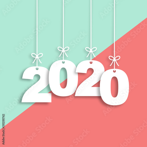 Happy New Year Vector Backgorund