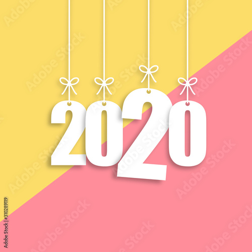 Happy New Year Vector Backgorund