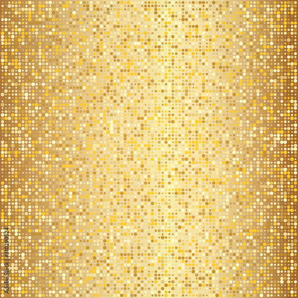 Abstract golden halftone pattern. Gold polka dot Abstract golden halftone pattern. Gold polka dot