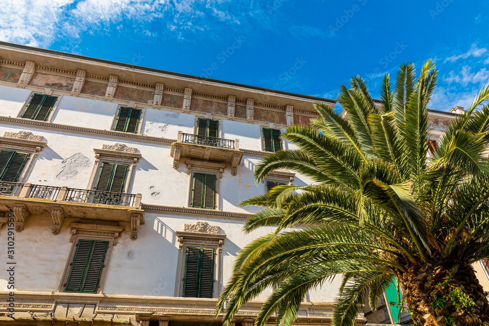Fototapeta premium Montecatini Terme Tuscany Ital, cityscape of a famous italian spa and tourist center.