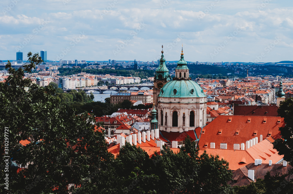 Fototapeta premium view of prague