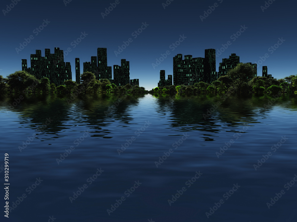 Obraz premium Future world