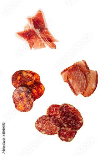 Iberian pork sausages,