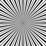 Black radial triangle stripes. Round form. Design element for web pages, prints, template, posters and monochrome pattern