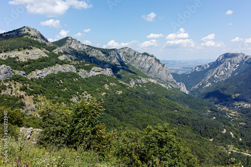 Landscape of Balkan Mountains with Vratsata pass  Bulgaria