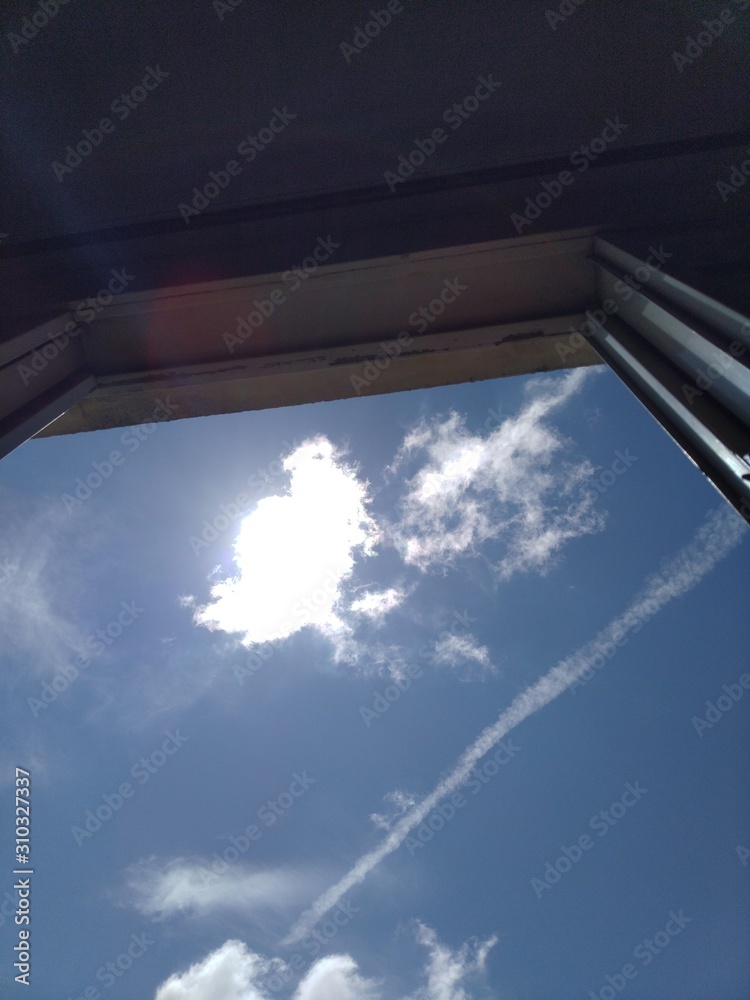 Fototapeta premium window in the sky