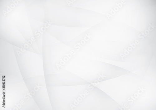 Abstract geometric white and gray color background. Vector, illustration.	