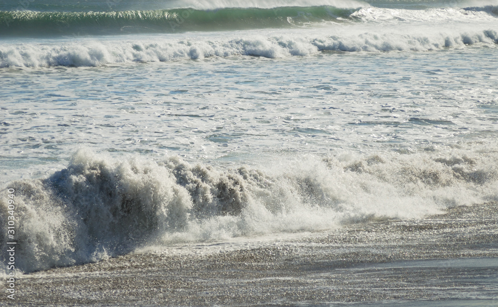 Fototapeta premium Materiał plusk fali morskiej