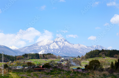 冠雪の妙高山