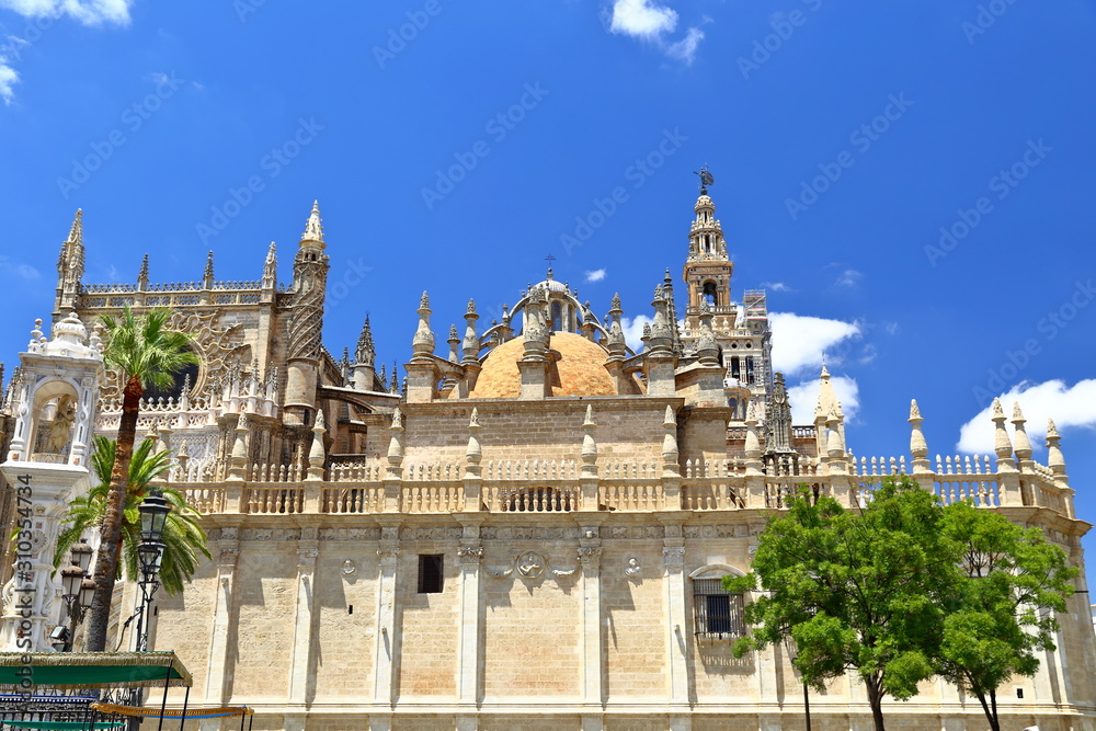 Cathedral of Saint Mary of the See Catedral de Santa Maria de la Sede, known as Seville Cathedral a Roman Catholic cathedral in Seville Spain