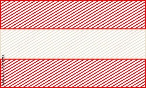Austria national thin line style flag. Celebration card template for independence day.