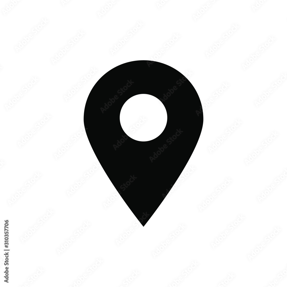 Location pin icon vector design Location pin icon vector design