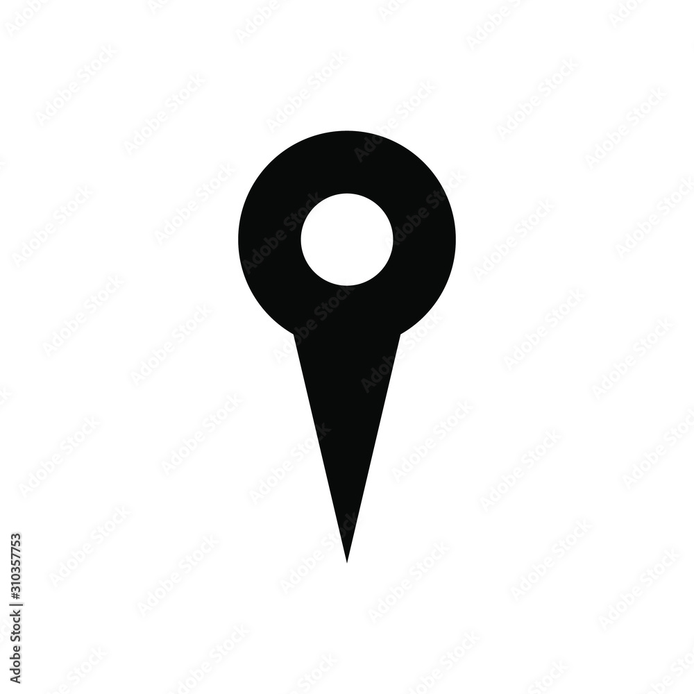 Location pin icon vector design