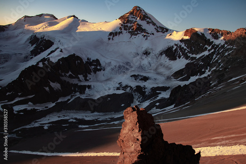 mount Aconcagua. highest pik of south America photo