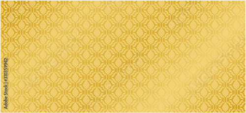 luxury background Vector. Thai Pattern golden background - Vector