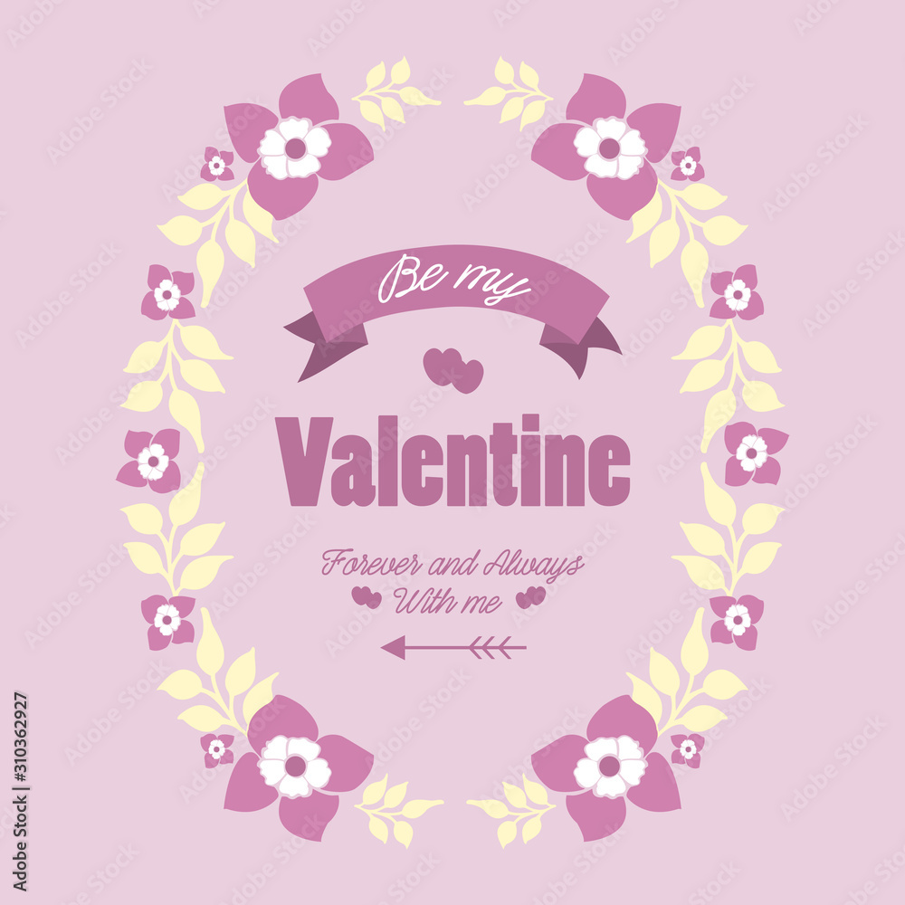 Pink and white flower frame ornate, isolated on pink backdrop, for card design happy valentine. Vector Pink and white flower frame ornate, isolated on pink backdrop, for card design happy valentine. Vector