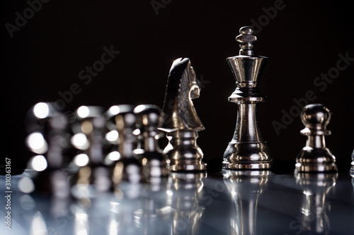 Chess business concept  leader   success