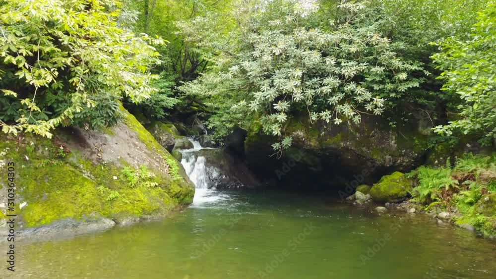 Natural Waterfall, Travel Destination, Macahel National Park, Borcka, Artvin, Turkey Natural Waterfall, Travel Destination, Macahel National Park, Borcka, Artvin, Turkey