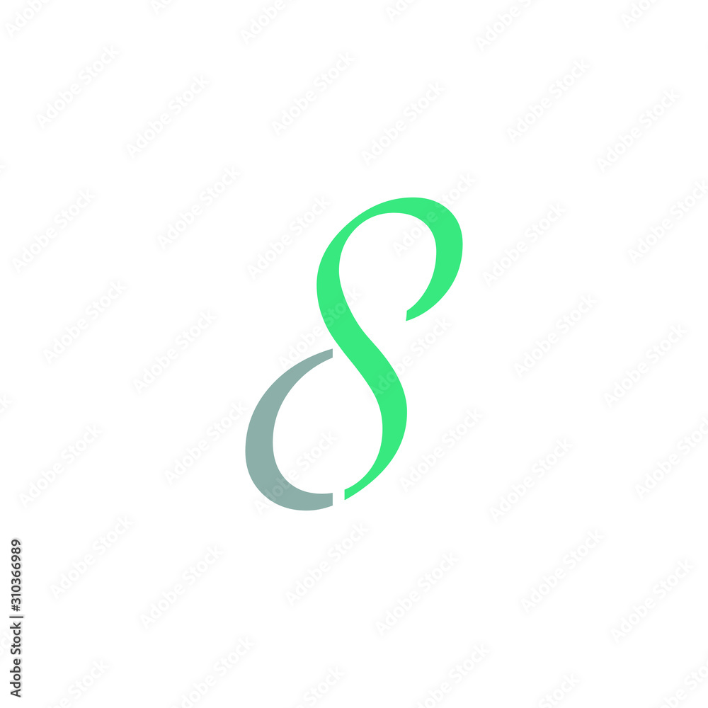 Number 8 vector font alphabet, unique elements design , logo, corporate identity, application, creative poster & more Number 8 vector font alphabet, unique elements design , logo, corporate identity, application, creative poster & more