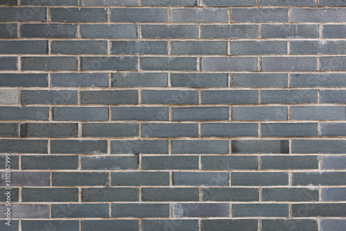 Chinese ancient blue brick texture closeup background