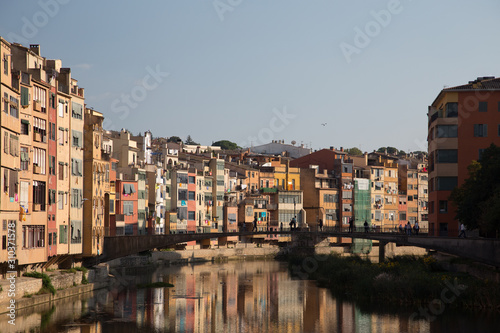 Spain, Girona,  old town panorama © andrzej