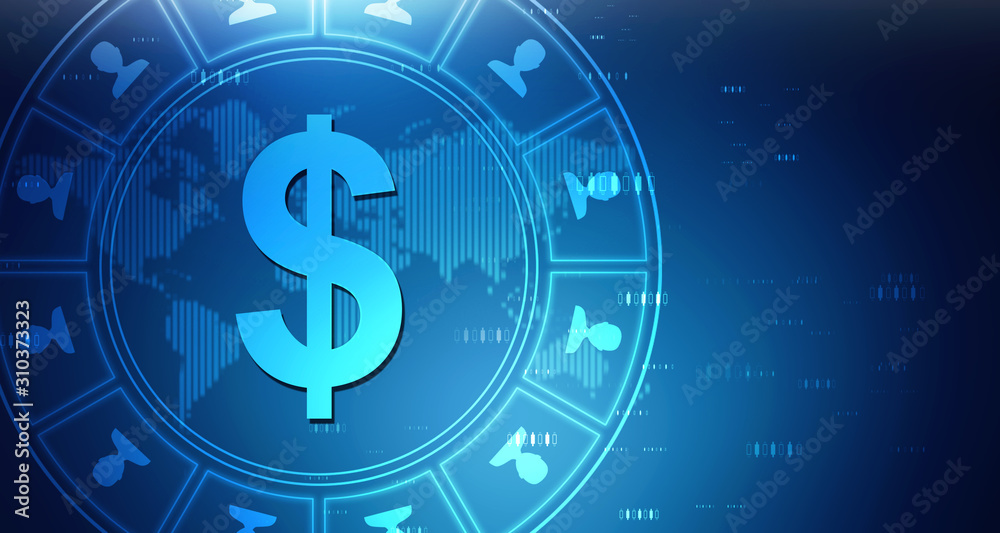 2d rendering usd Dollar symbol 2d rendering usd Dollar symbol
