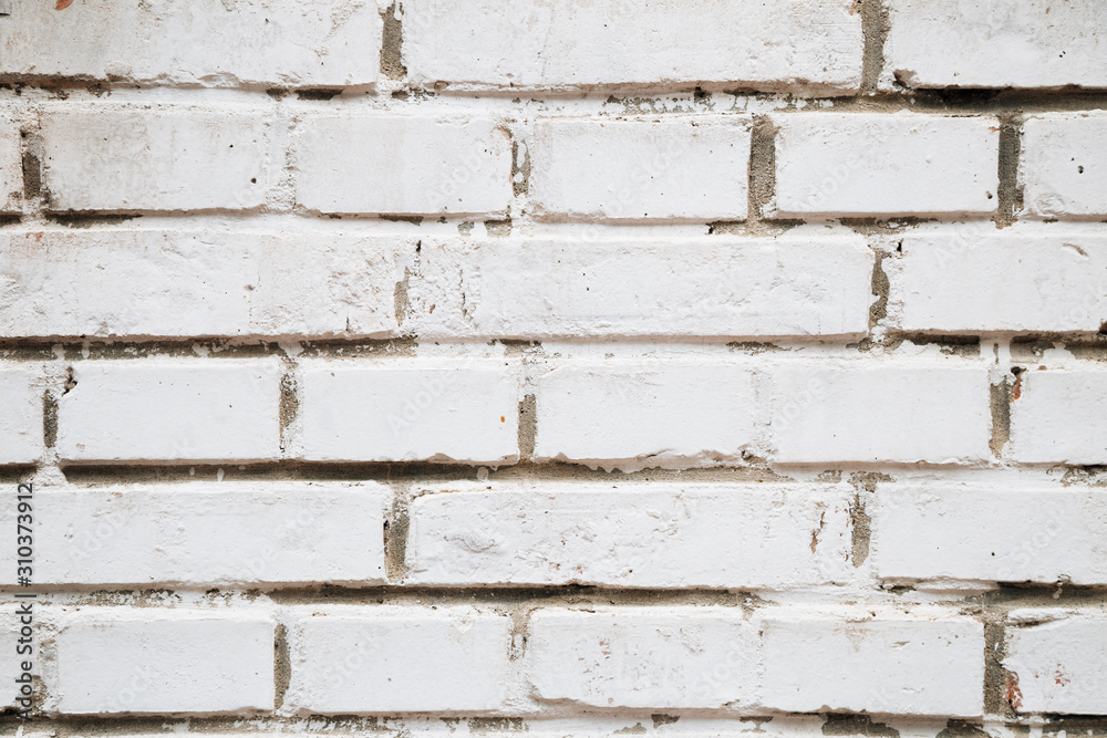 White painted brick wall texture background White painted brick wall texture background
