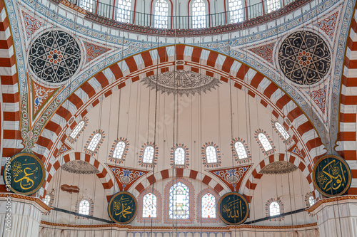 Sehzade mosque in Istanbul, Turkey photo