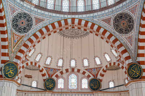 Photography Sehzade mosque in Istanbul, Turkey