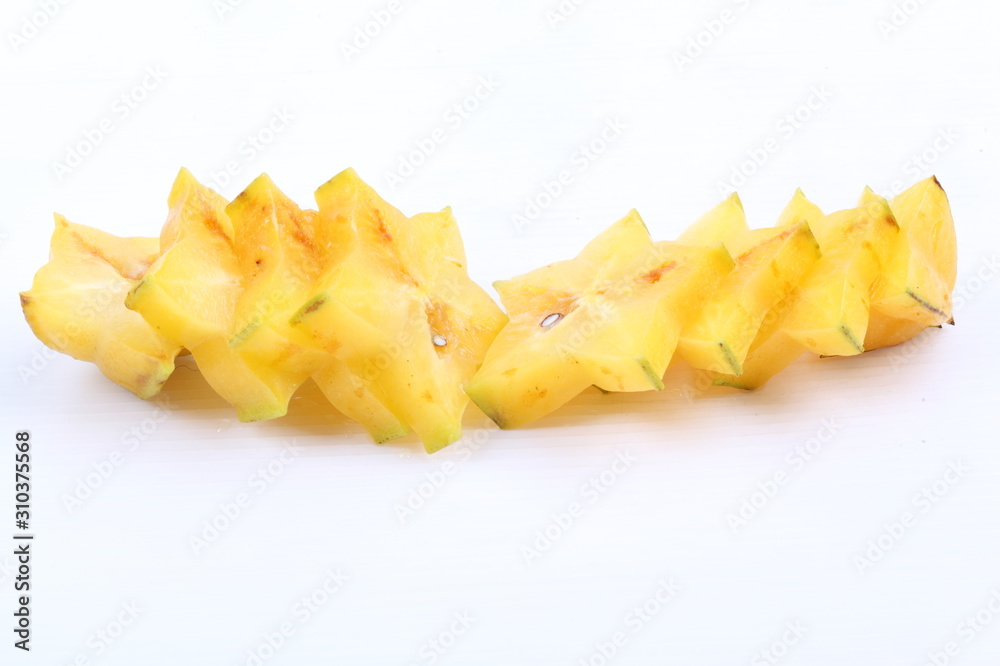 star apple isolated on white background star apple isolated on white background