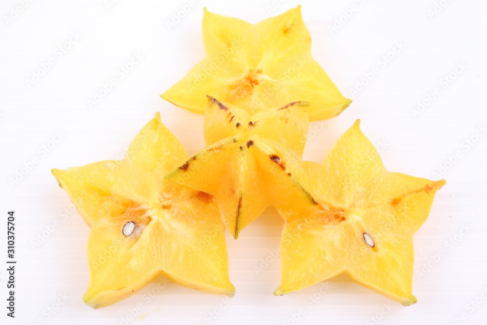 star apple isolated on white background star apple isolated on white background