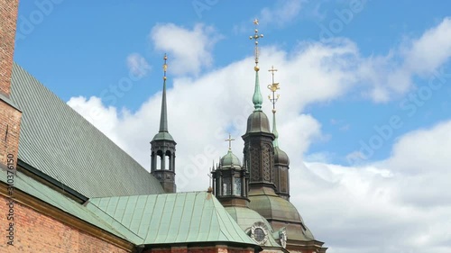 riddarholm church, one of oldest building in stockholm, sweden,  photo