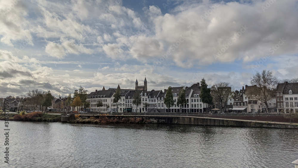 Maastricht, Limburg / Netherlands - November 2019: cityscape Maastricht, Limburg / Netherlands - November 2019: cityscape