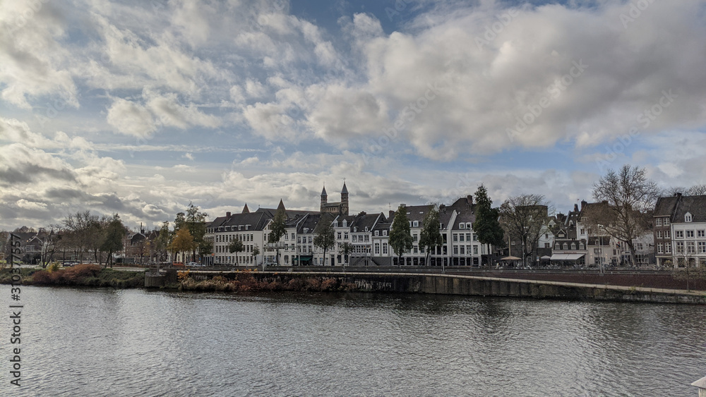 Maastricht, Limburg / Netherlands - November 2019: cityscape