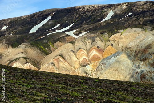 Island, Landschaft am Wanderweg Laugavegur photo