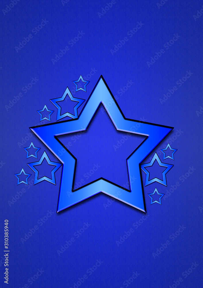 Obraz premium Abstract, simple background with stars
