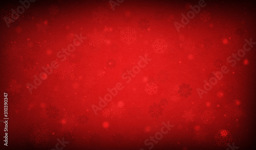 Christmas background red - snow xmas
