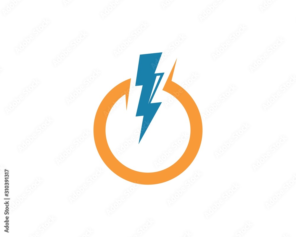 power logo icon vector illustraion power logo icon vector illustraion
