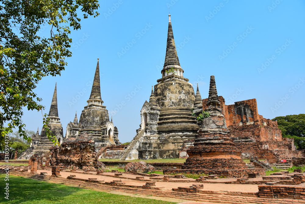 Tempelanlage in Ayutthaya