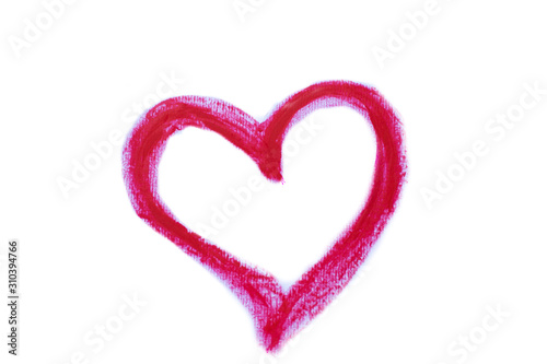 Word 'love' on festive glance background.