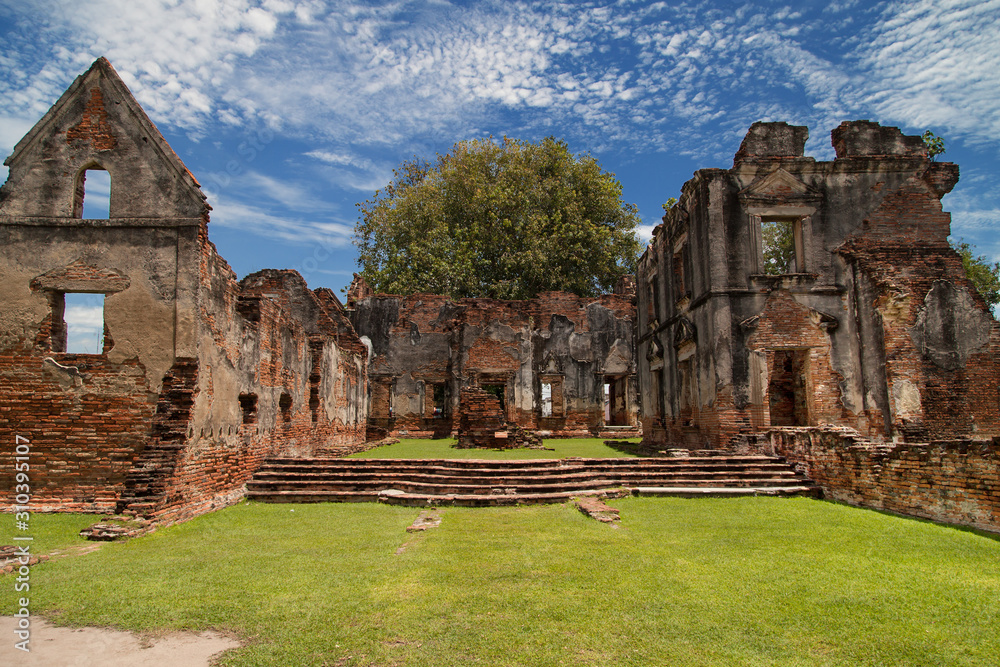 Ruins of the Vichayen House in Lopburi