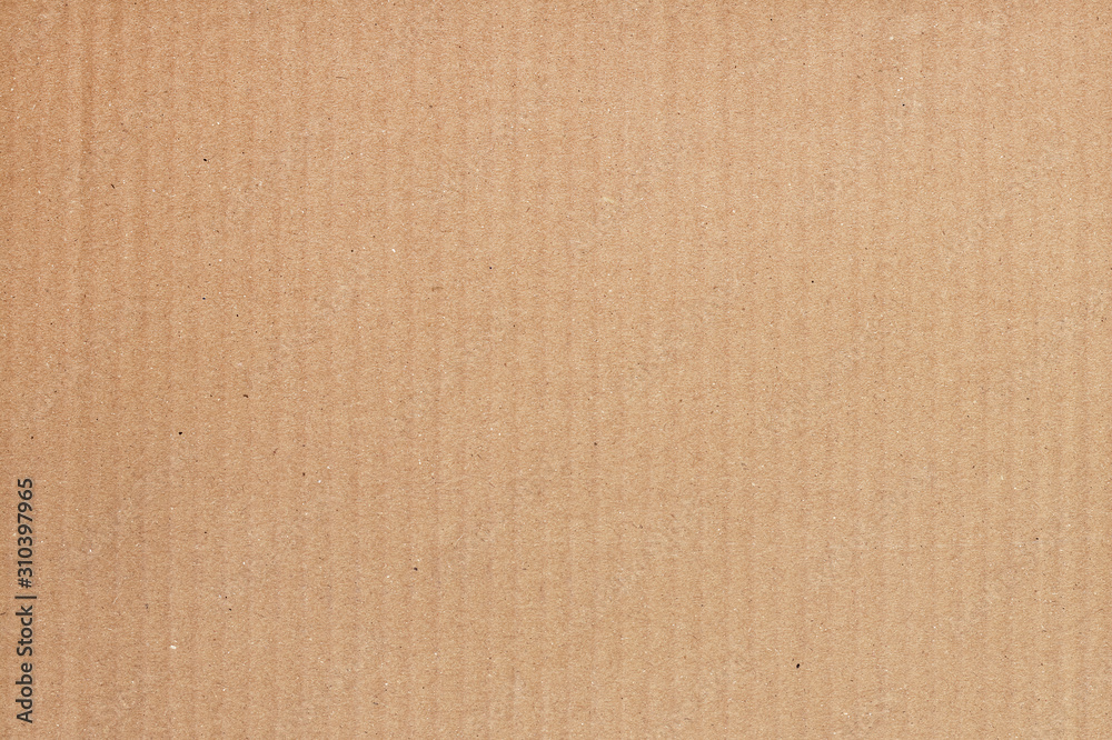 Fototapeta premium Brown cardboard sheet abstract background, texture of recycle paper box in old vintage pattern for design art work.