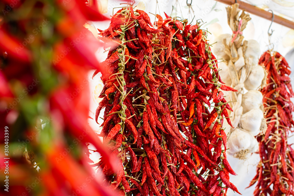 Naklejka premium Red hot chilly pepper