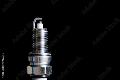 Картината върху платно Spark plug for internal combustion engine.Сopy space.
