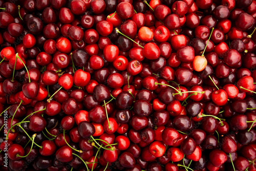 Cherry. Fresh organic berries. Fruit background Cherry. Fresh organic berries. Fruit background