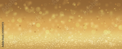 New year gold party background