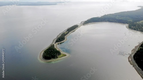 Vancouver Island, Rebecca Spit Marine Provincial Park at Quadra Island by Vancouver Island British Colombia Canada photo