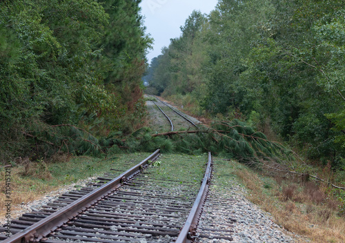 North Carolina rail line blocked