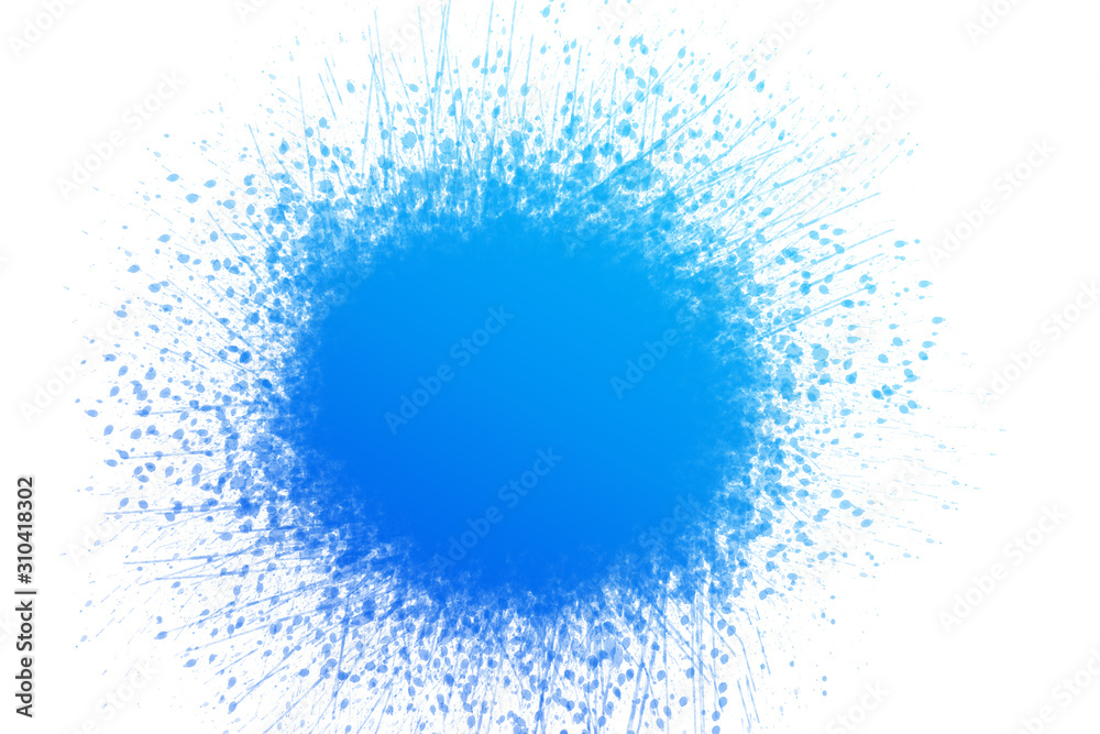 Abstract blue watercolor on white background Abstract blue watercolor on white background